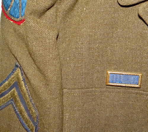 Korean War U.S. Army Ike Jacket & Trousers with Bullion Shoulder Patches