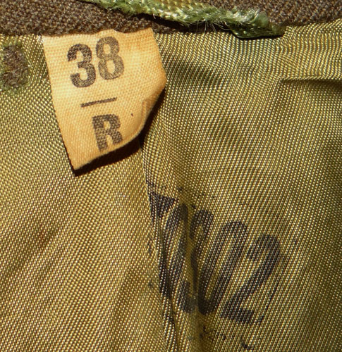 Korean War U.S. Army Ike Jacket & Trousers with Bullion Shoulder Patches