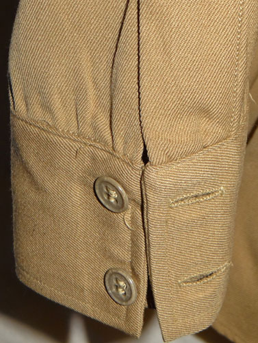 WW II Army Officer Khaki Shirt with "Western Pacific Forces" Patch
