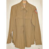 WW II Army Officer Khaki Shirt with "Western Pacific Forces" Patch