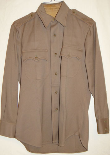 WW II U.S. Army Officer Shirt "PINK" Wool