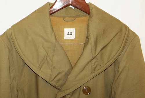 1942 Dated WW II U.S. Army "Mackinaw" Field Coat