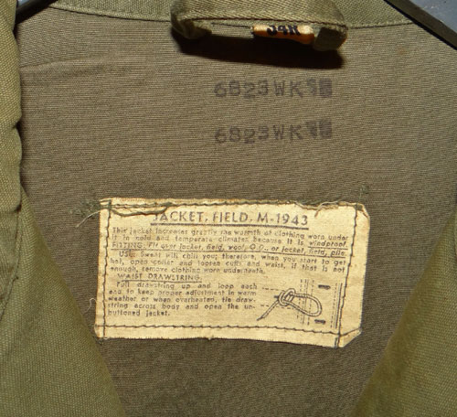 WW II U.S. Army M43 Field Jacket