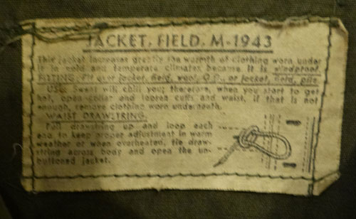 WW II U.S. Army M43 Field Jacket