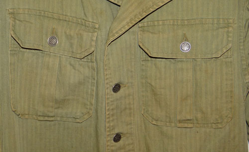 WW II U.S. Army M41 HBT Jacket/Shirt