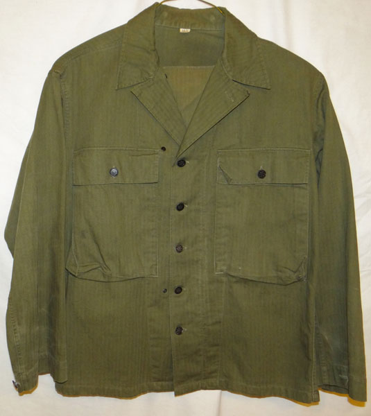 WW II U.S. Army M42 HBT Jacket/Shirt - Jessen's Relics Military Memorabilia
