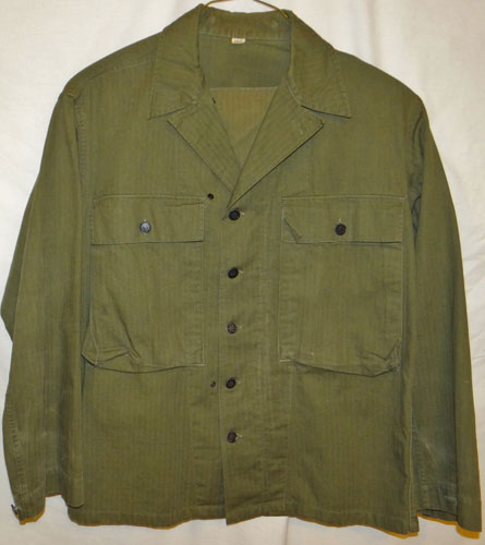 WW II U.S. Army M42 HBT Jacket/Shirt