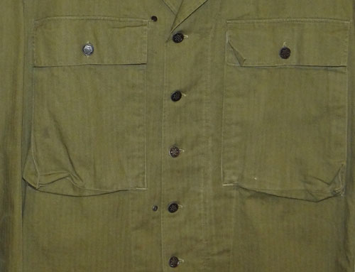 WW II U.S. Army M42 HBT Jacket/Shirt