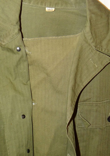 WW II U.S. Army M42 HBT Jacket/Shirt