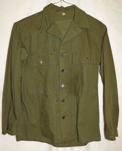 WW II U.S. Army M43 HBT Jacket/Shirt