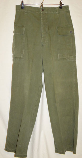 WW II U.S. Army M42 HBT Trousers