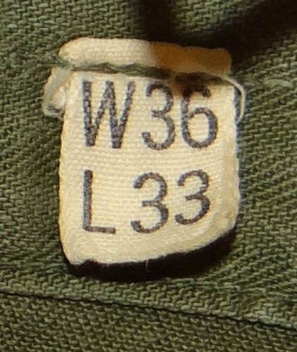 WW II U.S. Army M42 HBT Trousers