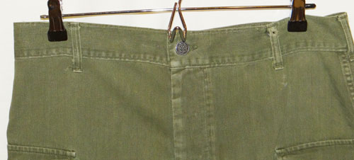 WW II U.S. Army M42 HBT Trousers