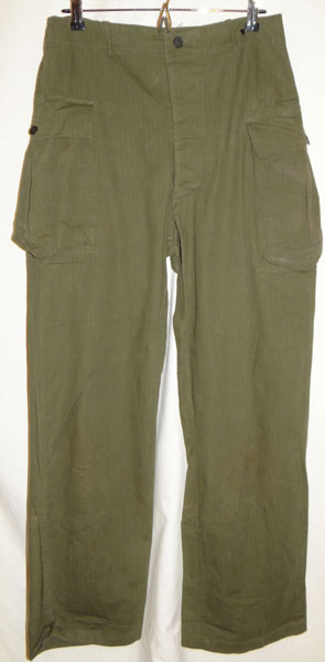 WW II U.S. Army M43 HBT Trousers - Jessen's Relics Military
