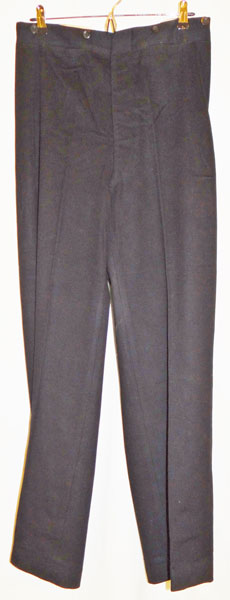 Named 1920's U.S. Navy Dark Blue Wool Trousers Named 1920's U.S. Navy Dark Blue Wool Trousers