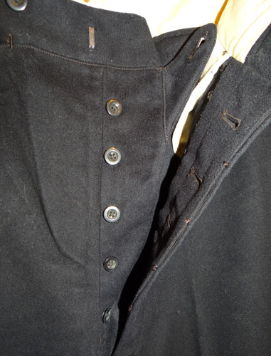 Named 1920's U.S. Navy Dark Blue Wool Trousers