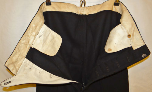 Named 1920's U.S. Navy Dark Blue Wool Trousers
