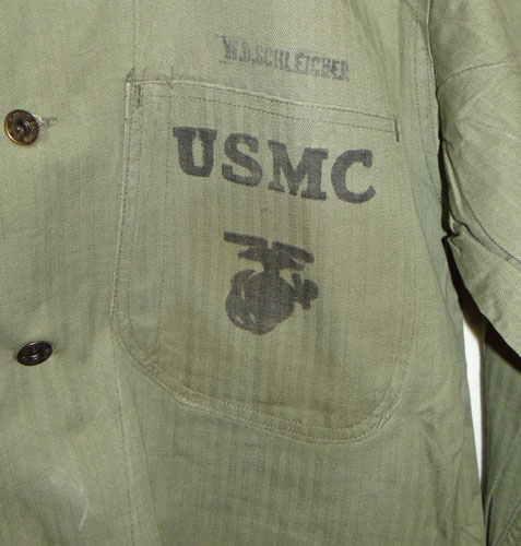 WW II USMC M1941 HBT Utility Jacket
