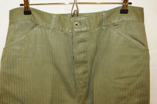 WW II USMC 2nd Pattern HBT Utility Trousers