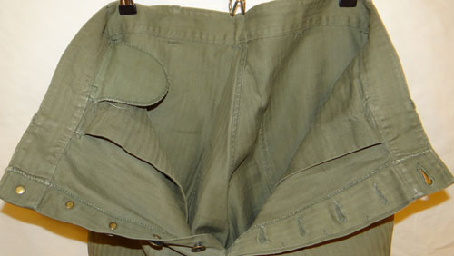 WW II USMC 2nd Pattern HBT Utility Trousers