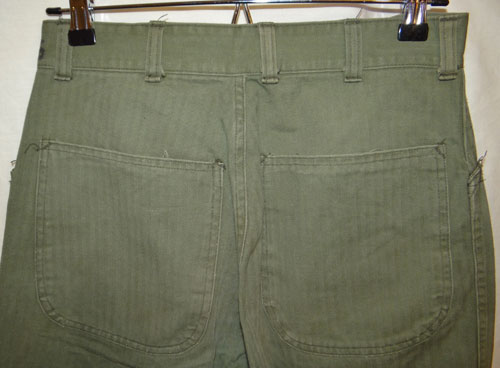 WW II USMC 2nd Pattern HBT Utility Trousers