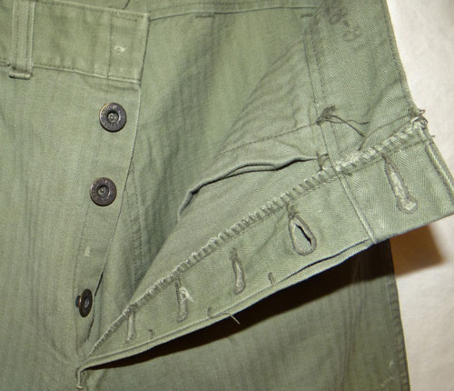 WW II USMC 2nd Pattern HBT Utility Trousers